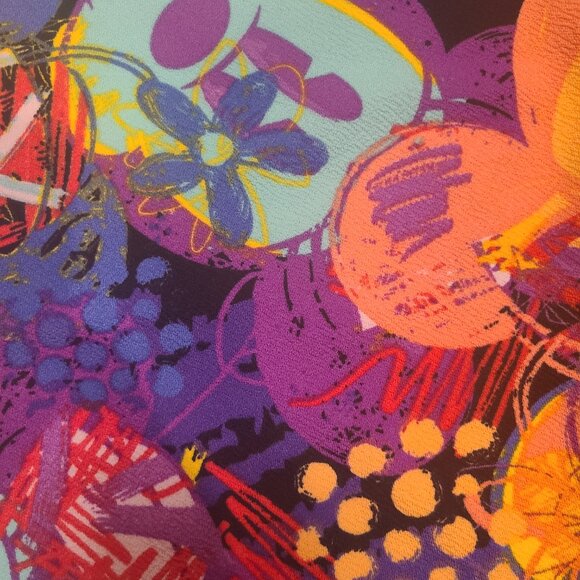 Lularoe Disney Mickey Minnie Mouse Cassie Pencil  Skirt Pop Art EUC New XL or S - Picture 4 of 5